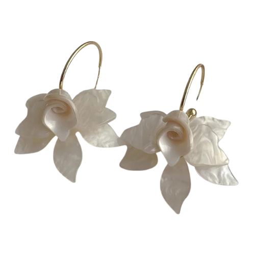 3D Flower earring