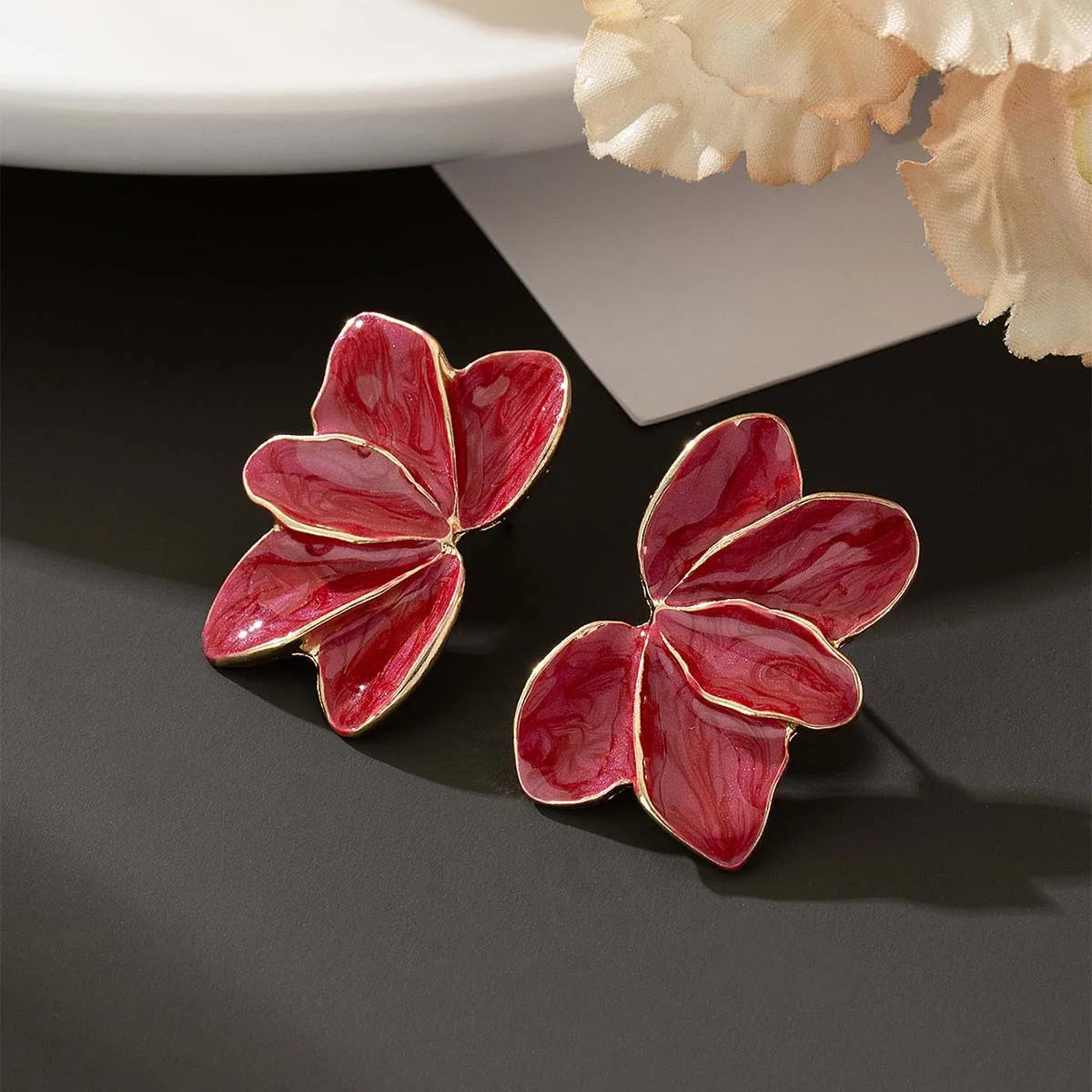 Floral earring