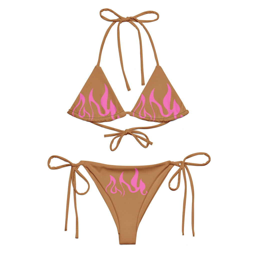 BROWN AND PINK FIRE